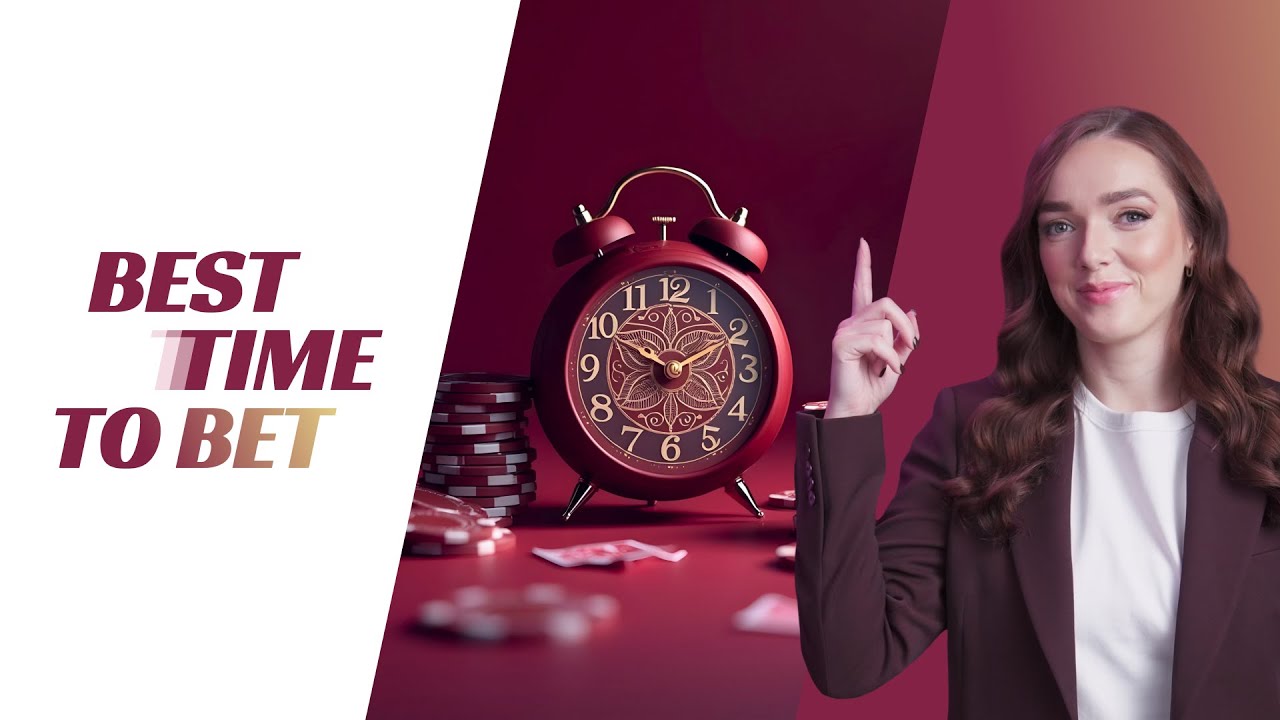 Graph showing the best time to bet based on data trends